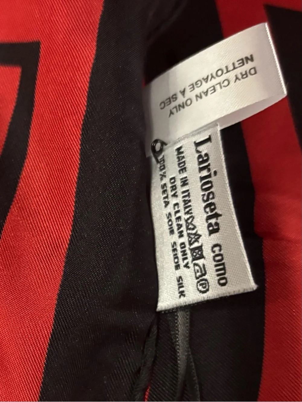 MOSCHINO Couture Silk Logo Scarf